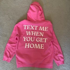 TEXT ME WHEN YOU GET HOME Lonely Ghost Hoodie